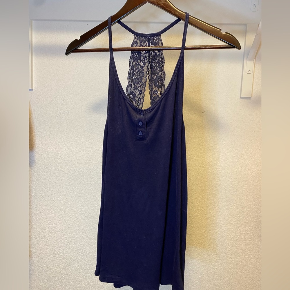 Soft navy camisole by Anthropologie